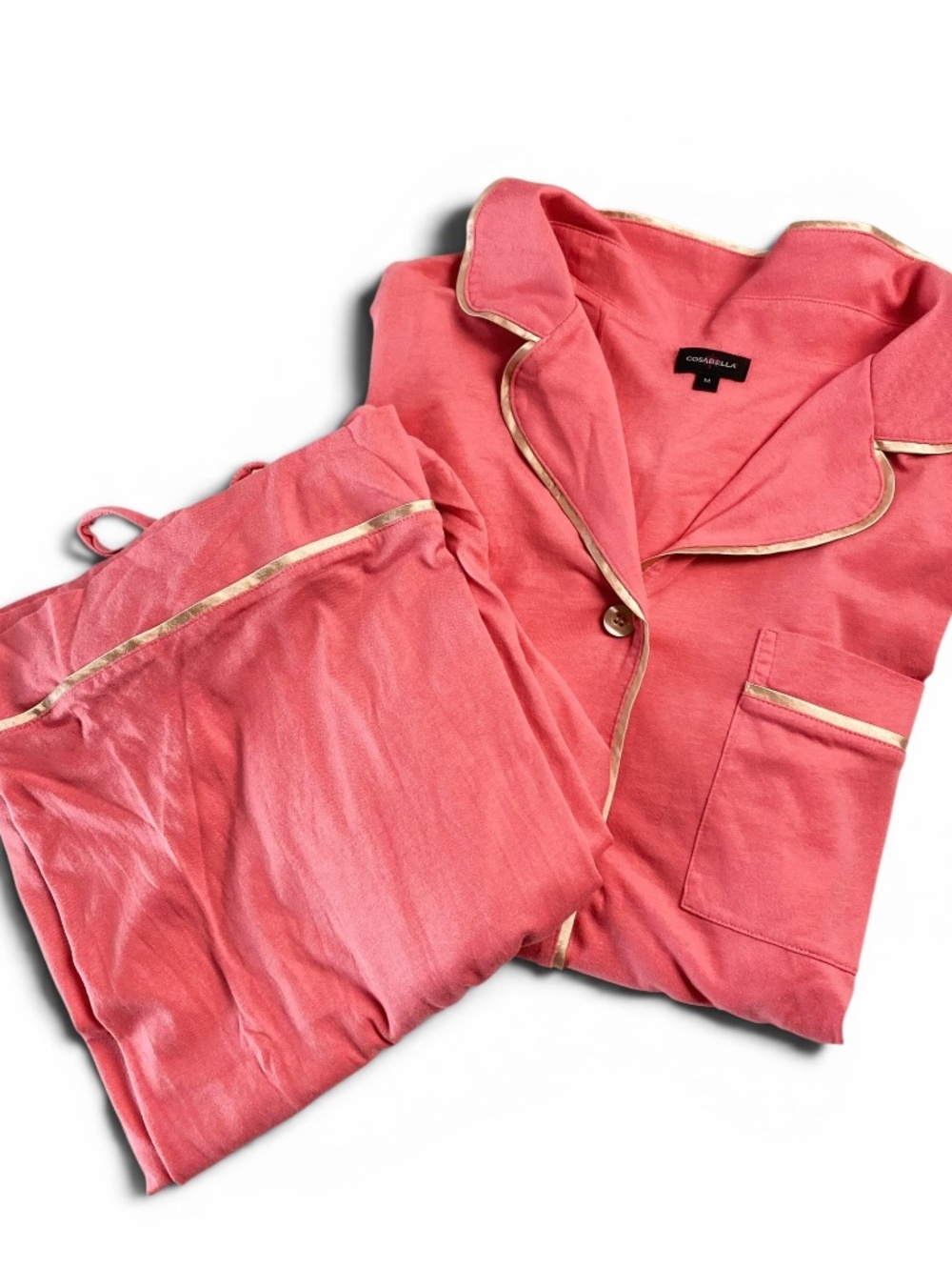 Cosabella Pajama Set - Bella Long Sleeve and Pants in Size M